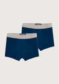 Boksershorts i merinoull til barn (2-pakning)