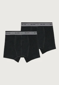 Boksershorts i merinoull til barn (2-pakning)
