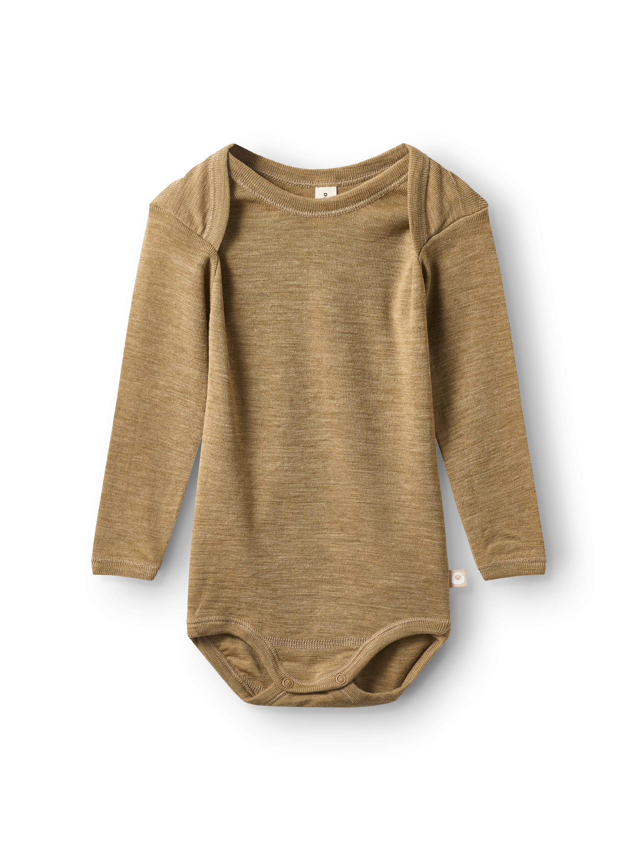 Baby Langarm Body aus Merinowolle