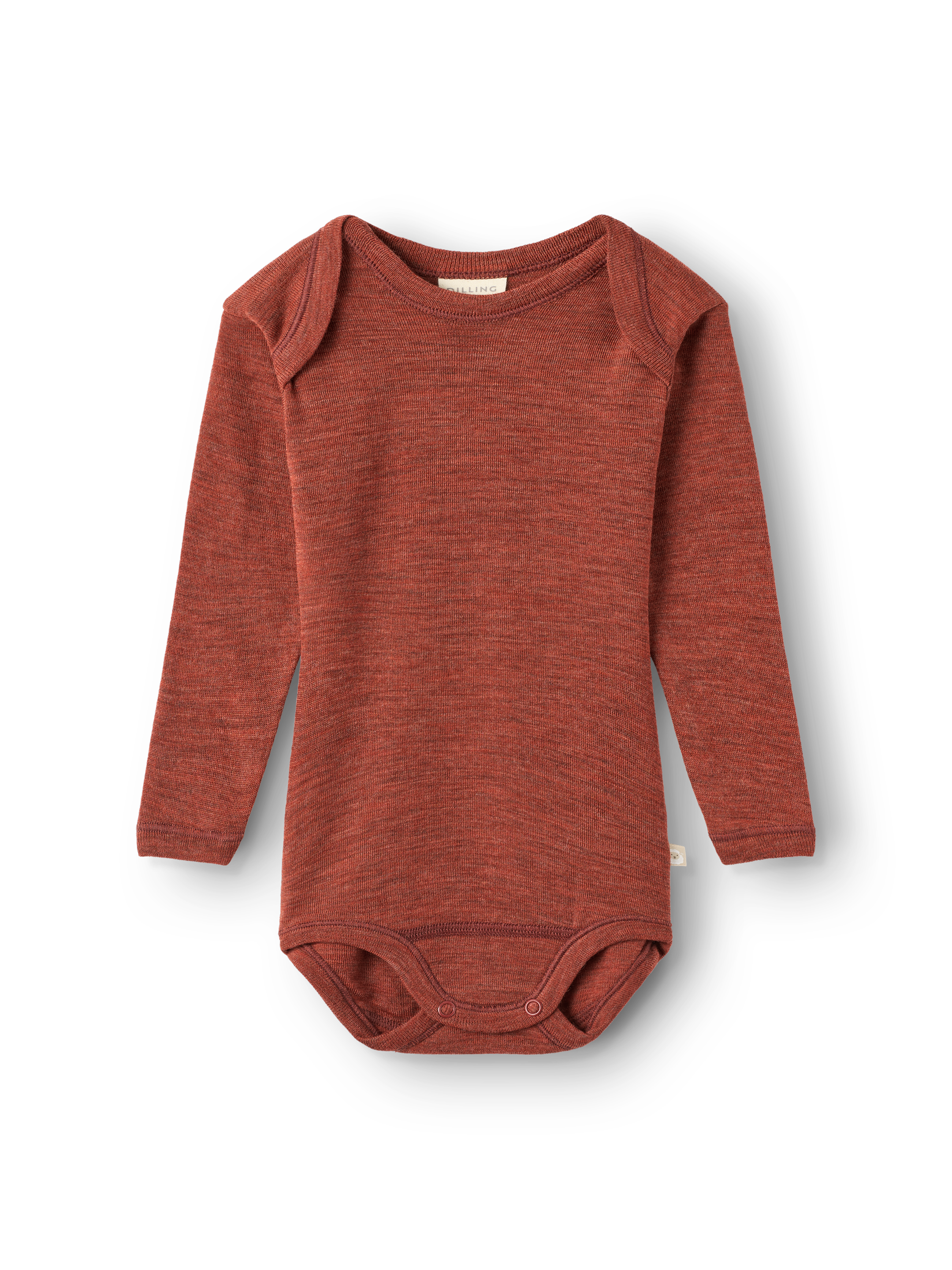 Baby Langarm Body aus Merinowolle