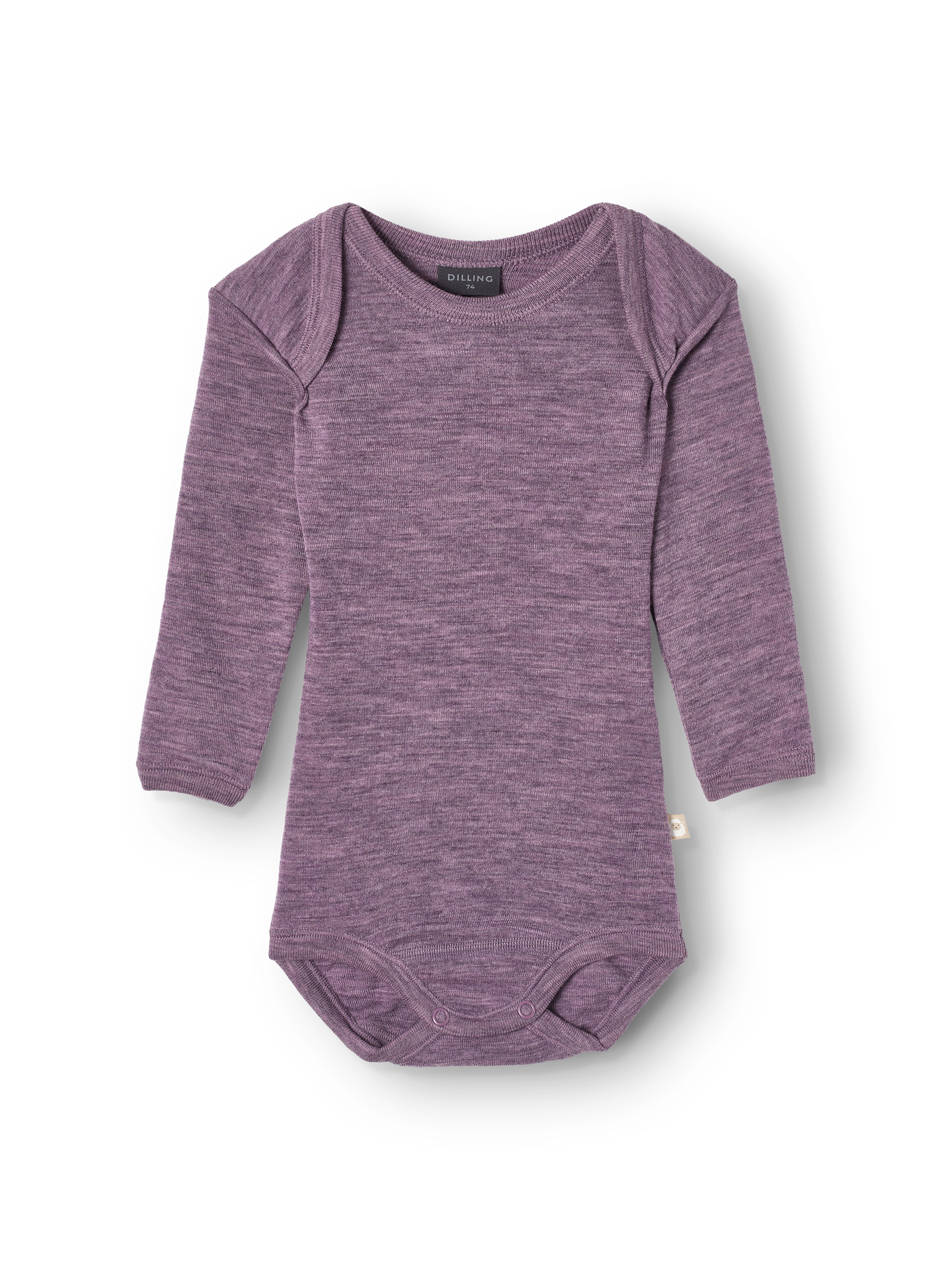 Baby Langarm Body aus Merinowolle