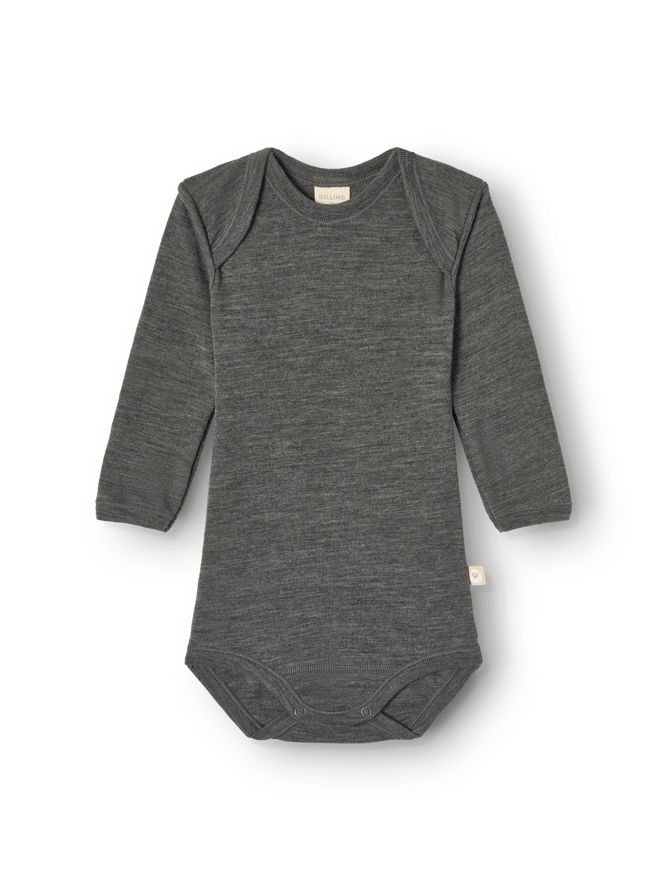 Baby Langarm Body aus Merinowolle