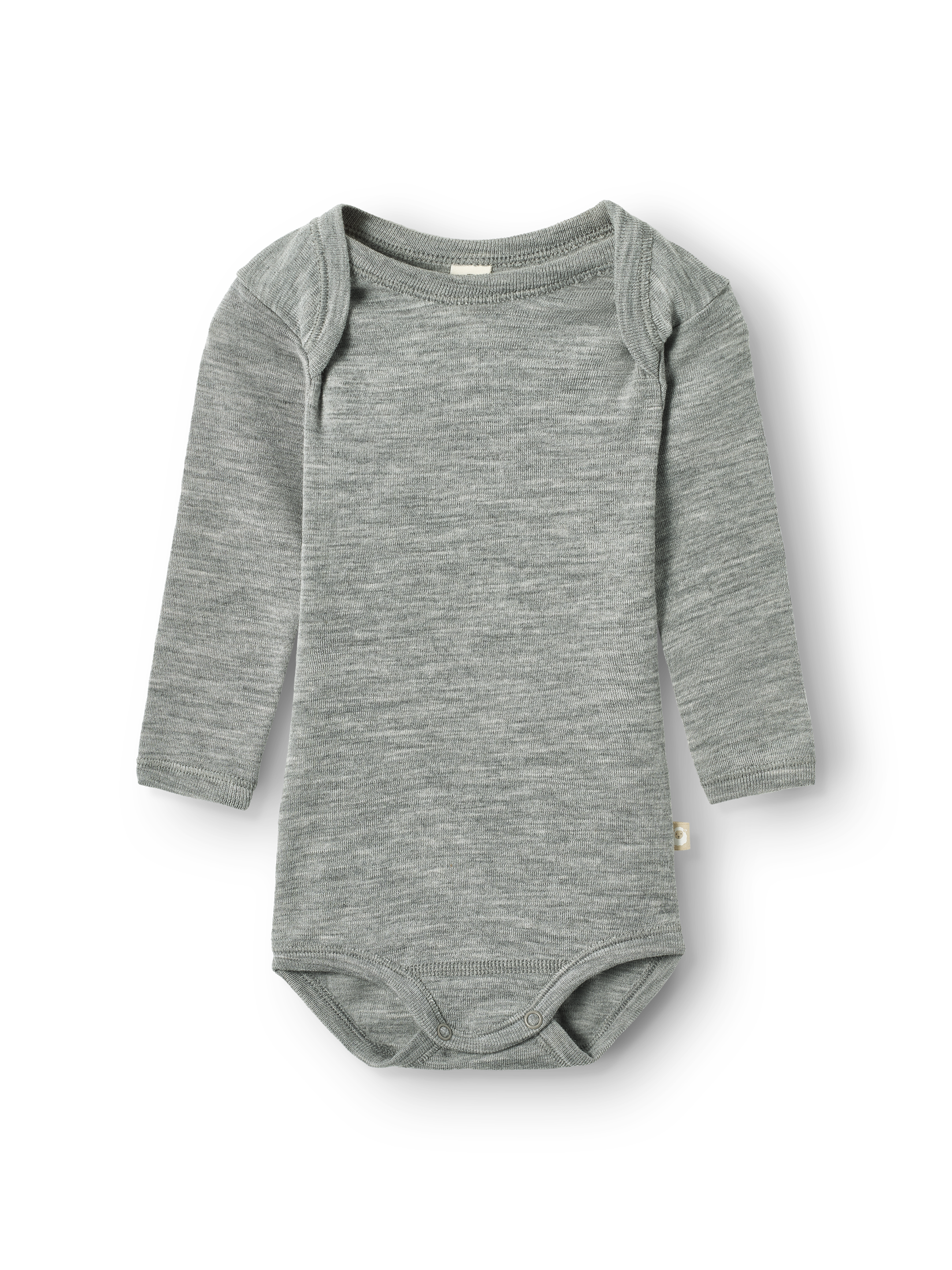 Baby Langarm Body aus Merinowolle
