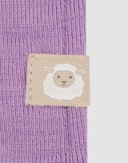 Løshals i merinoull til baby Lilla orkidé