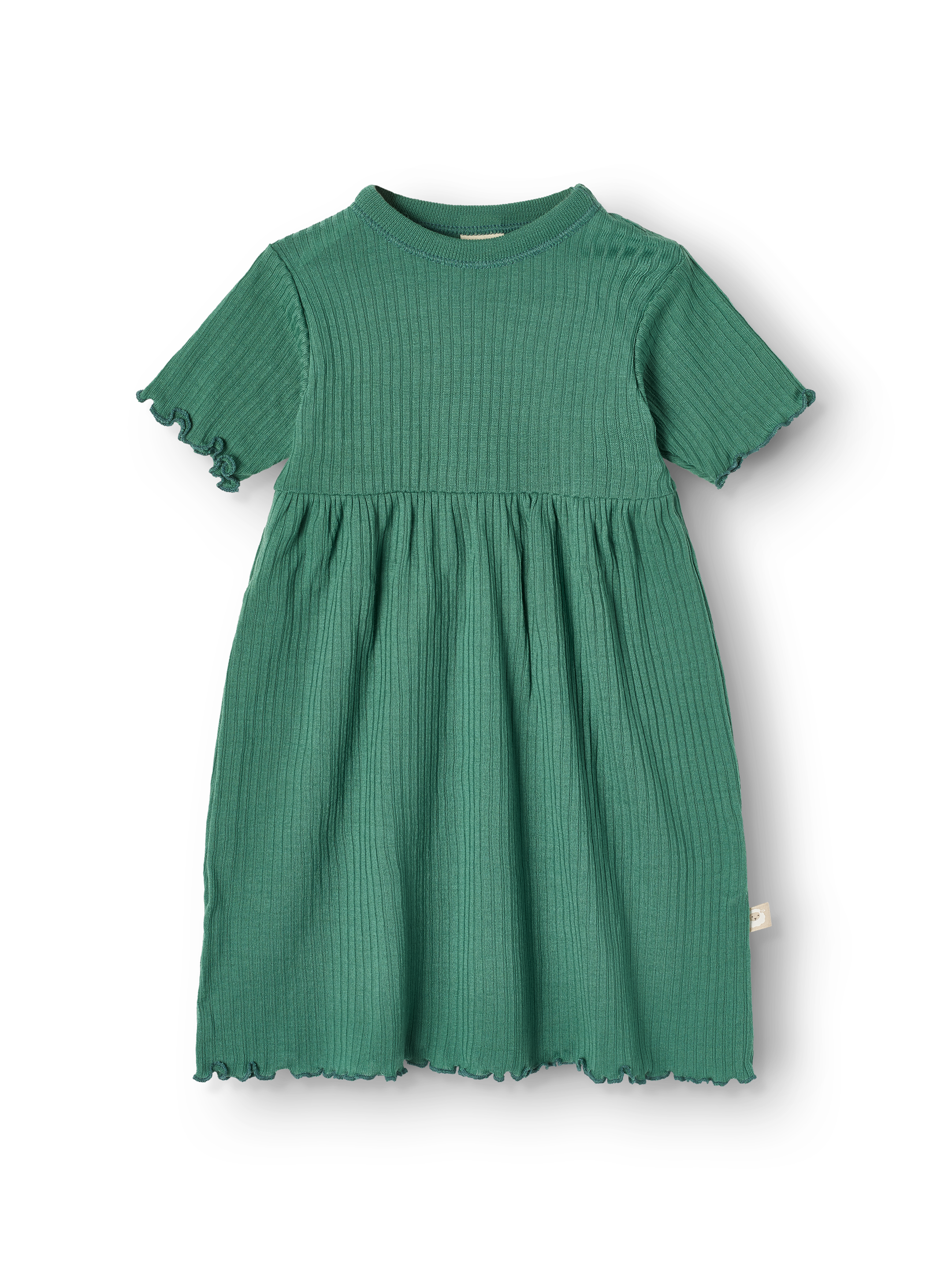 Kurzarmkleid für babys aus Merinowolle