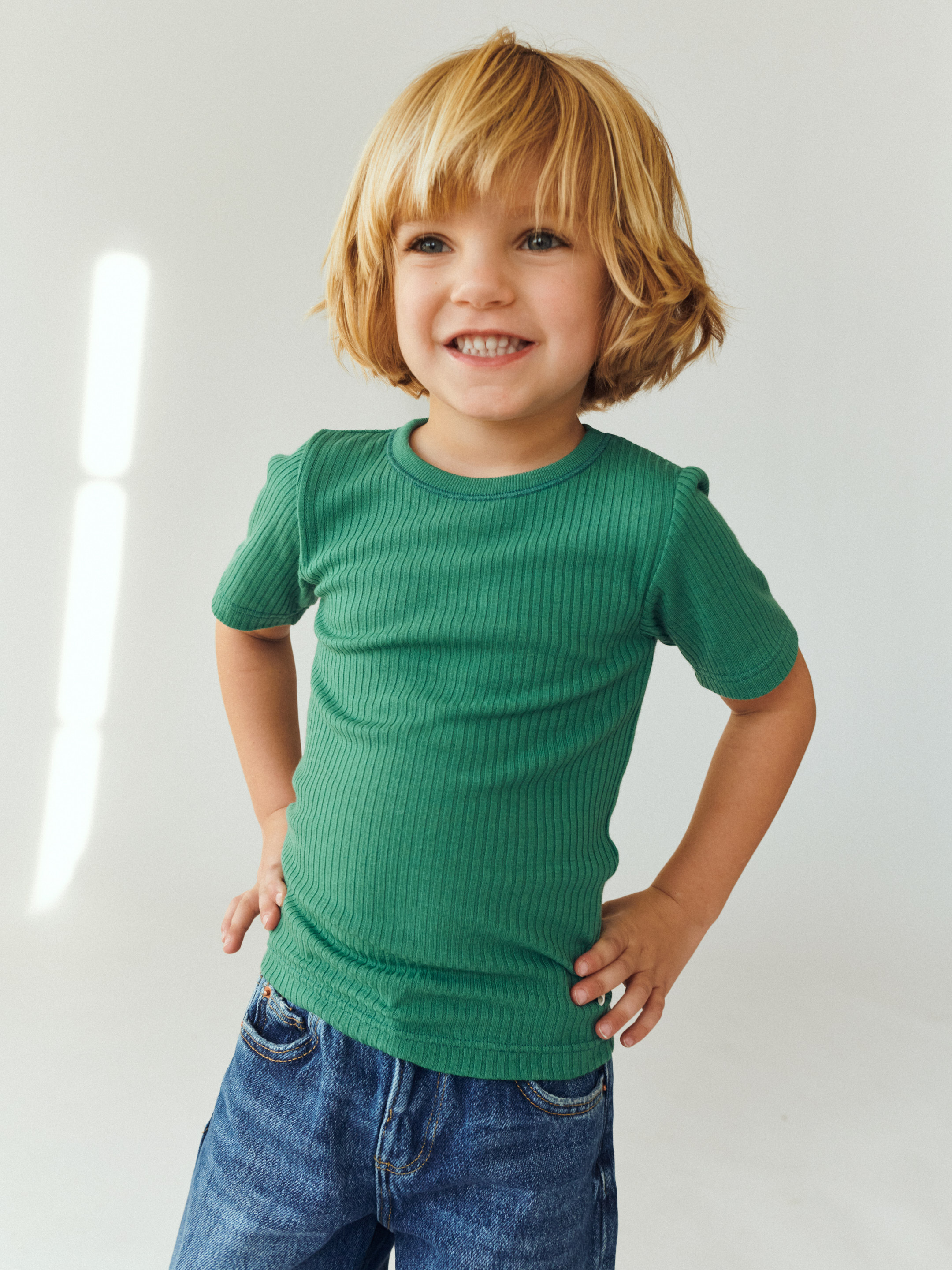 Kinder-T-Shirt aus Merinowolle