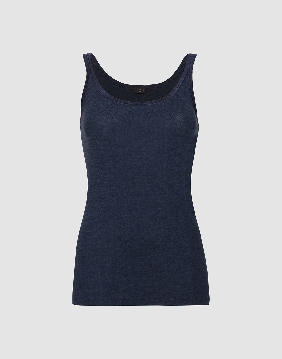 Singlet i merinoull til dame