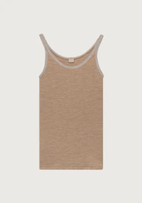 Singlet i merinoull til dame