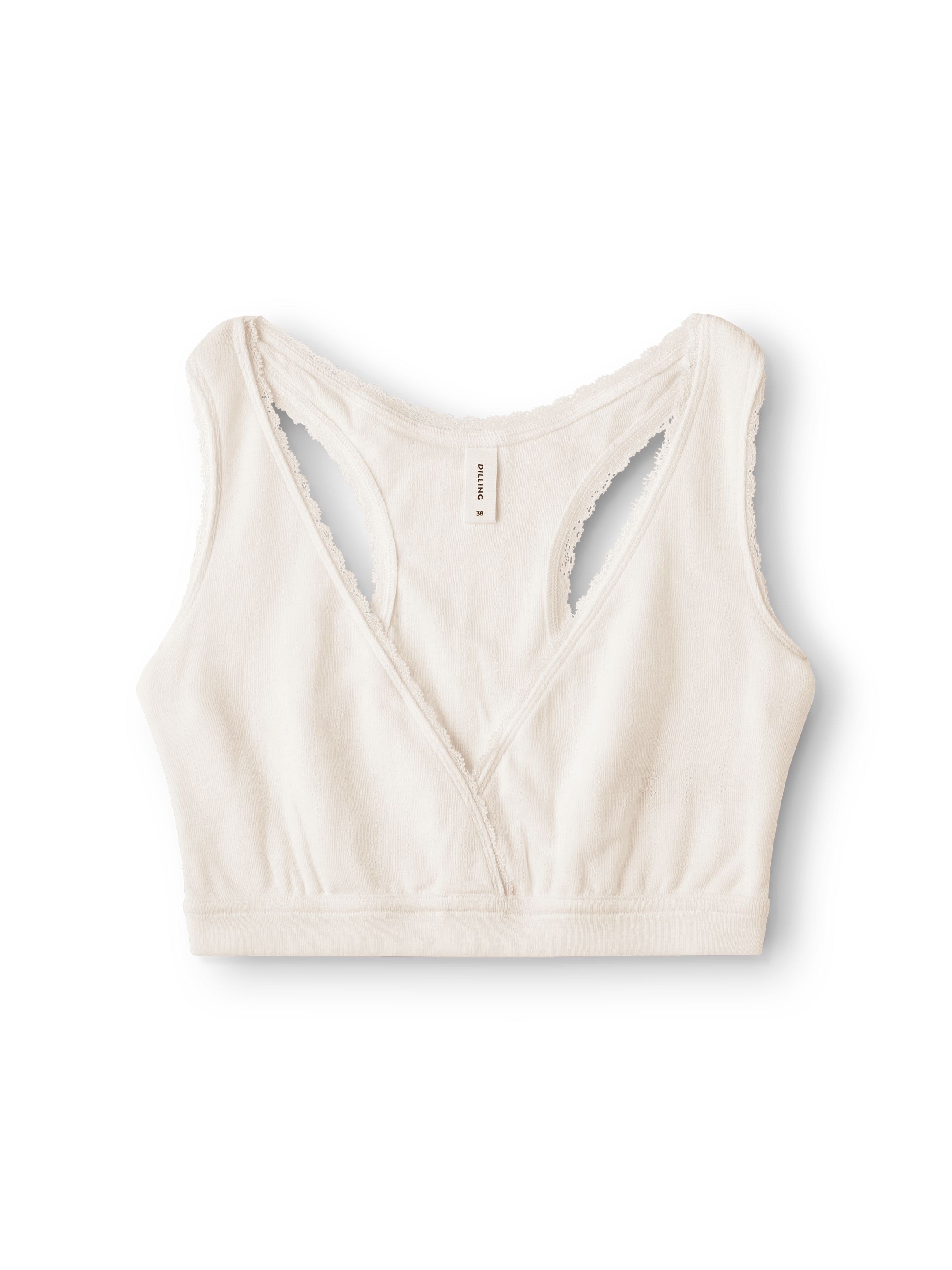 Bralette med bryterrygg og blonder