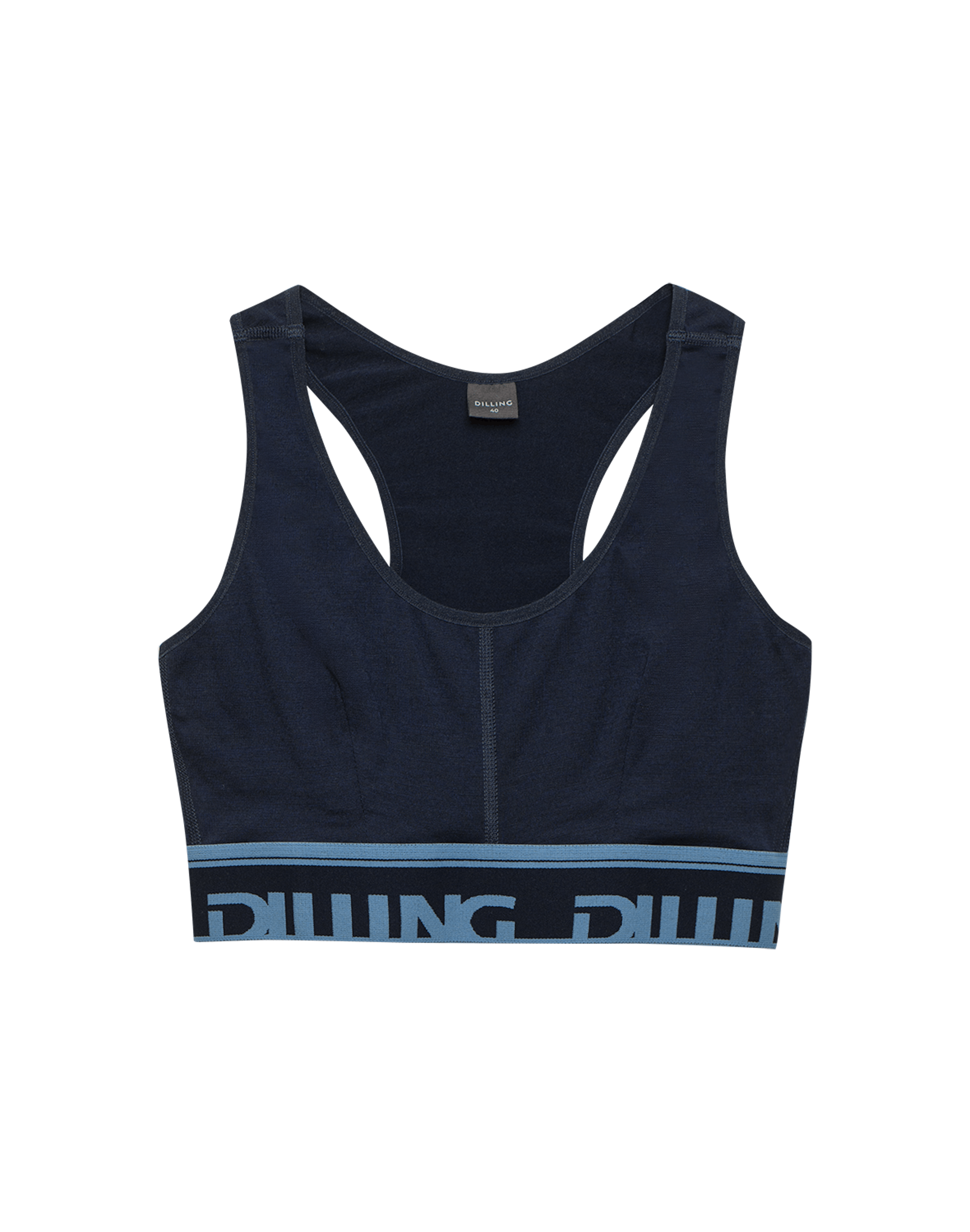 Tanktopp i merinoull til dame Marine