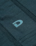 Shorts i merinoull til dame Petroleumsblå