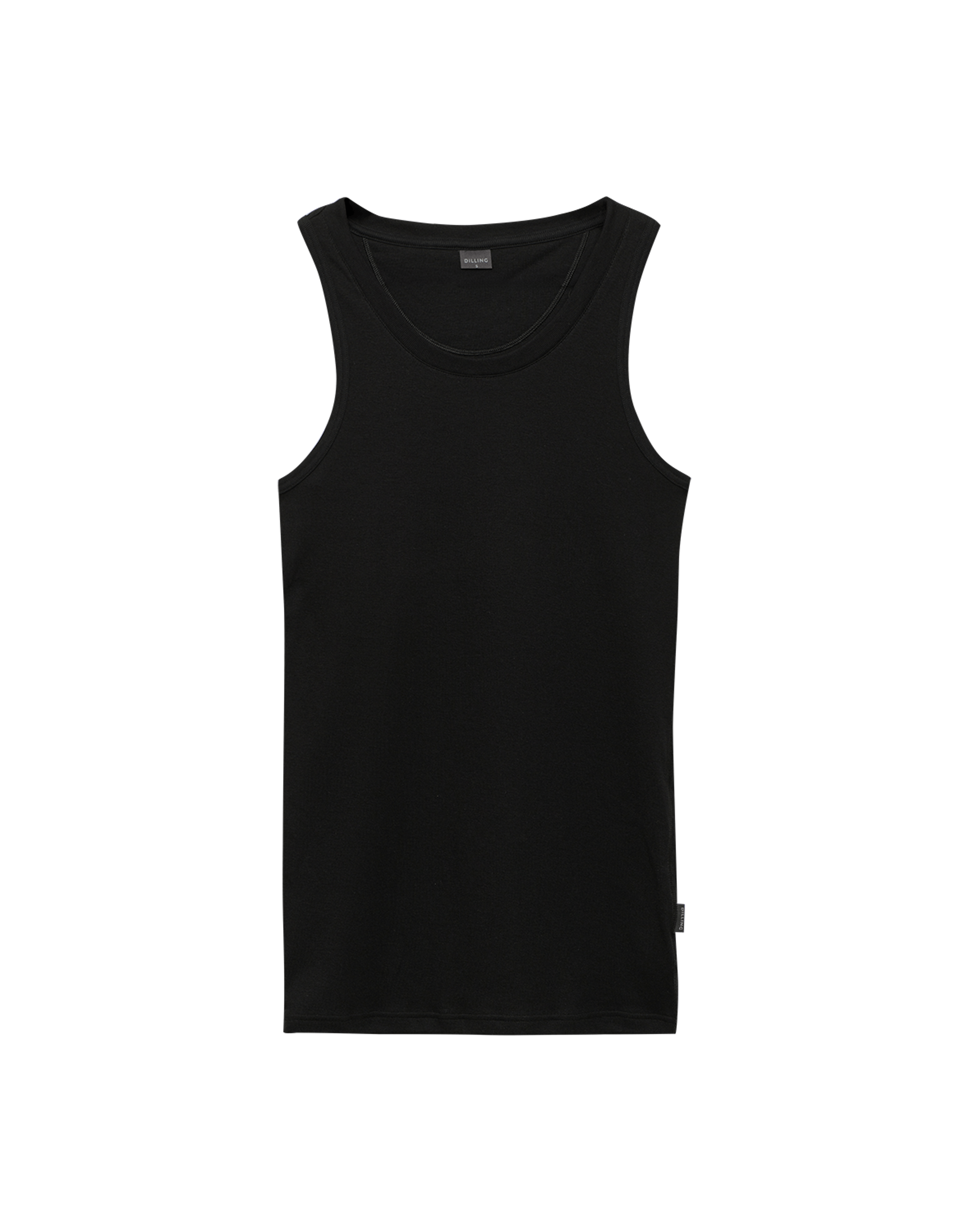 Plain black tank top shop