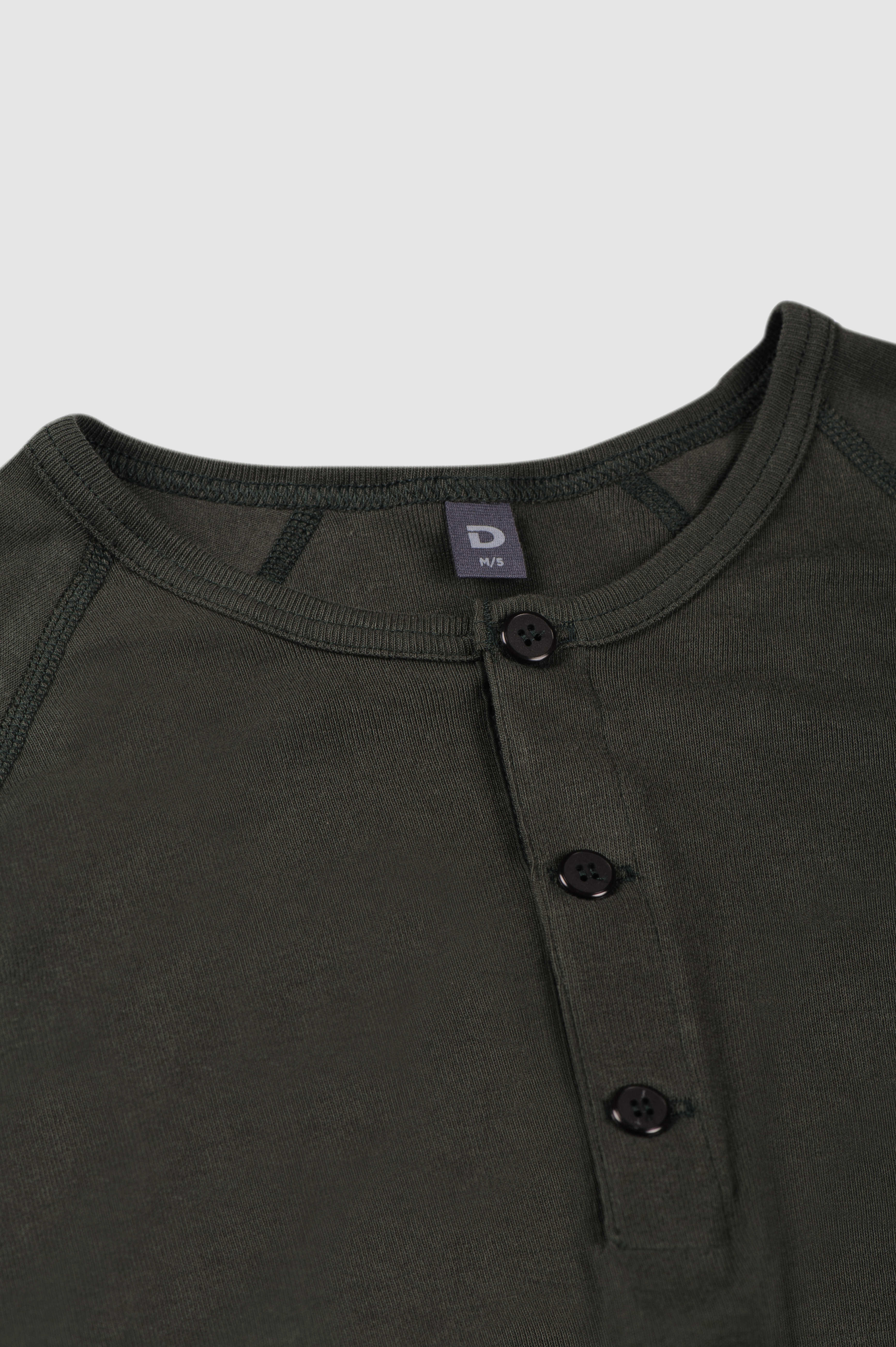 Langermet Henley-topp 2