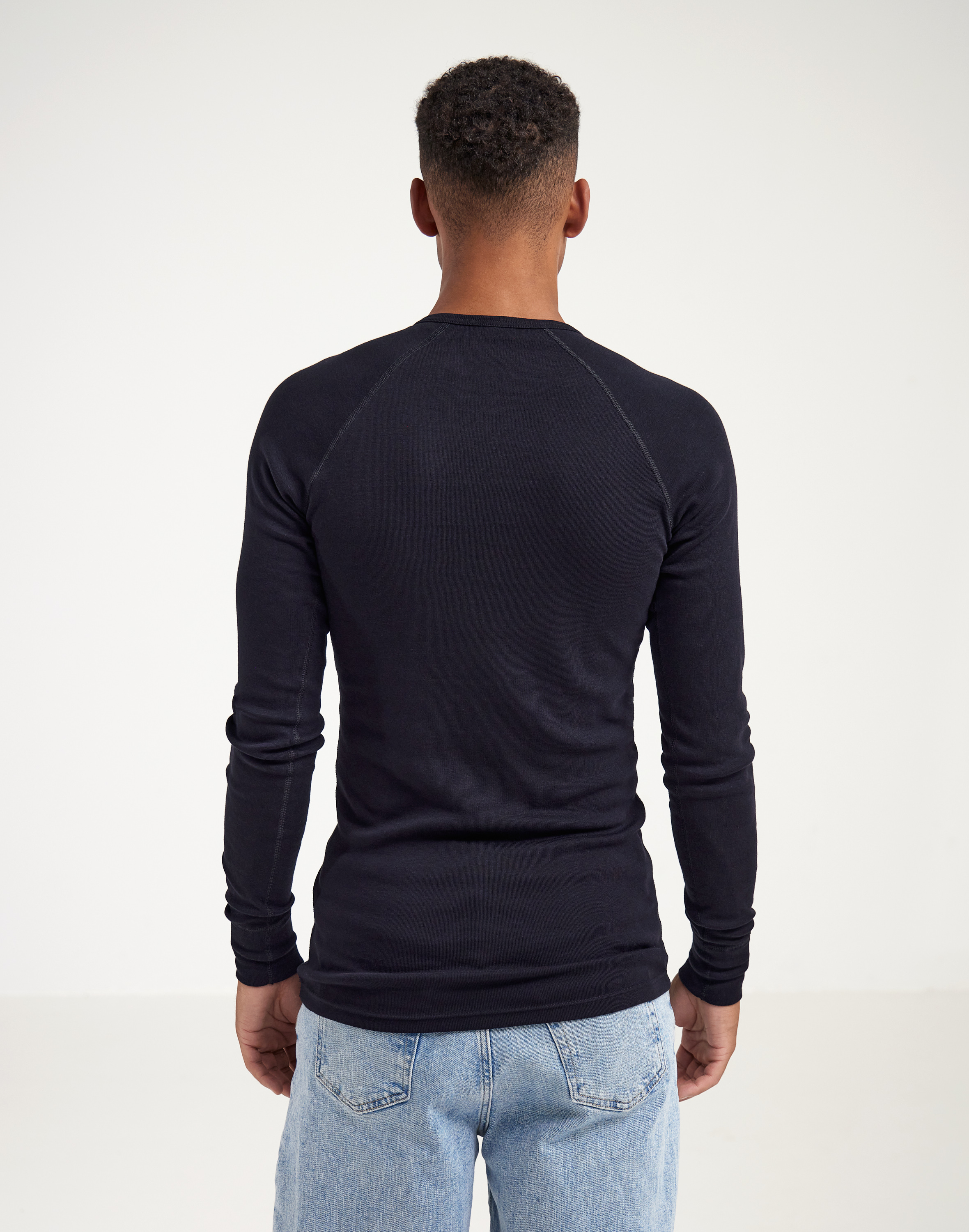 Langermet Henley-topp 3