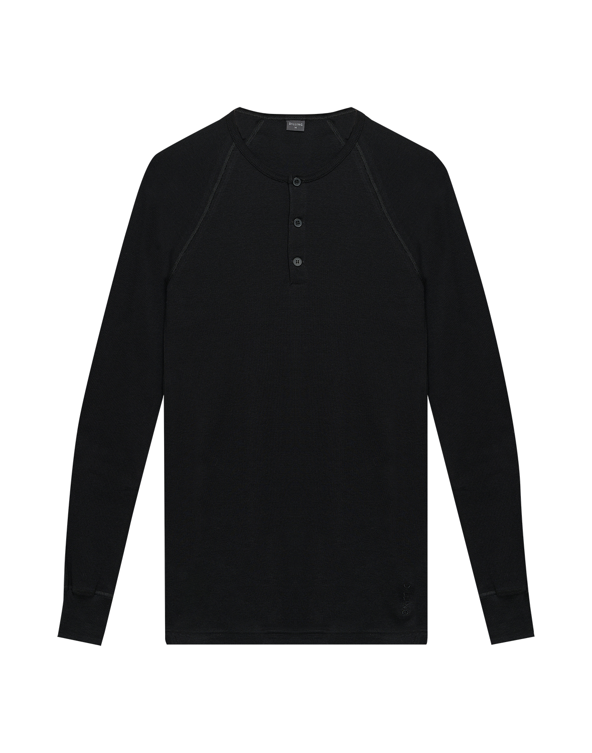 Langermet Henley-topp