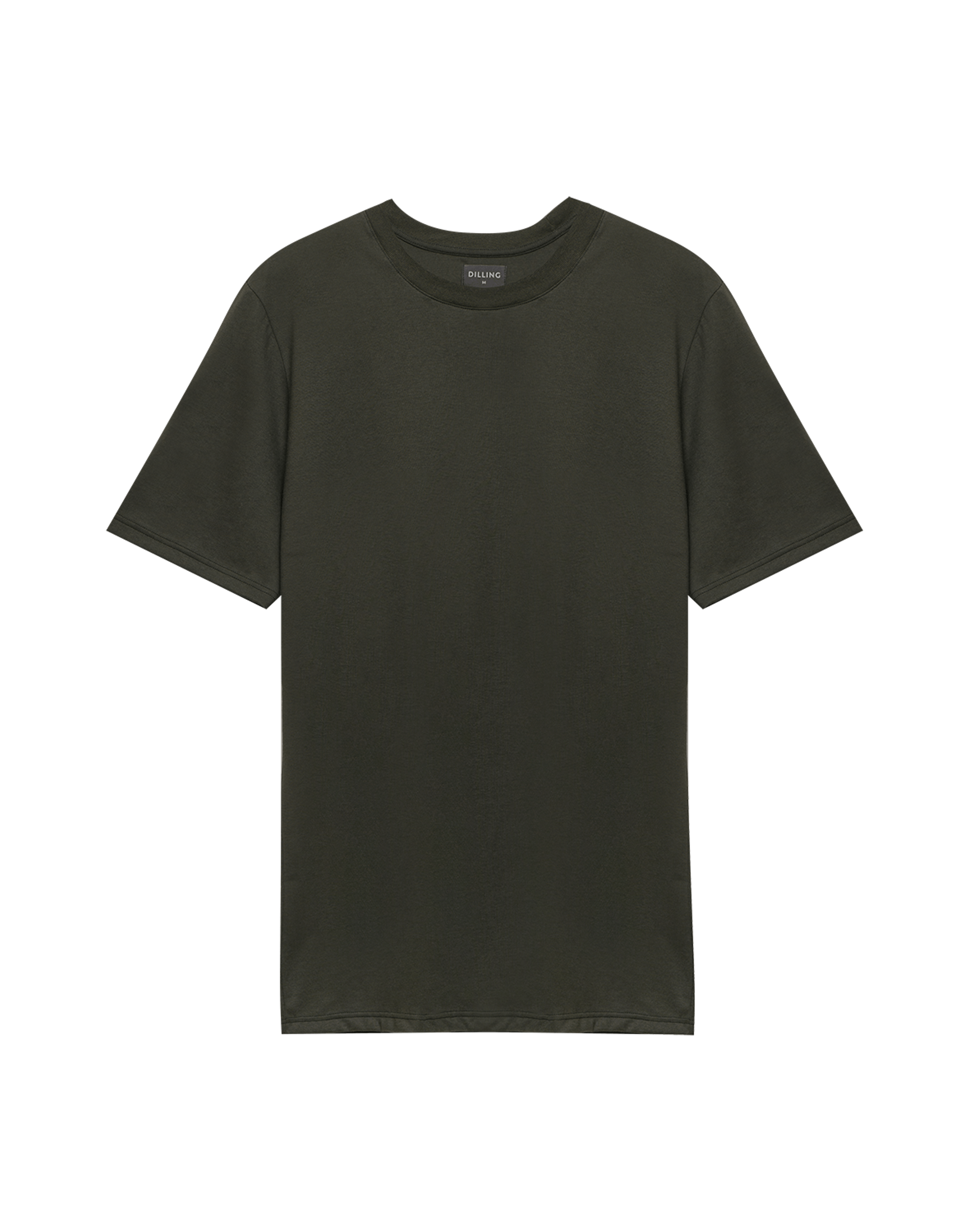 T shirt van katoen voor heren Groen Dilling