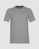 T-shirt van katoen voor heren Grijs gestreept
