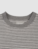 T-shirt van katoen voor heren Grijs gestreept