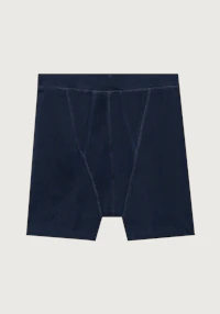 Lang boksershorts med gylf i bomull til herre