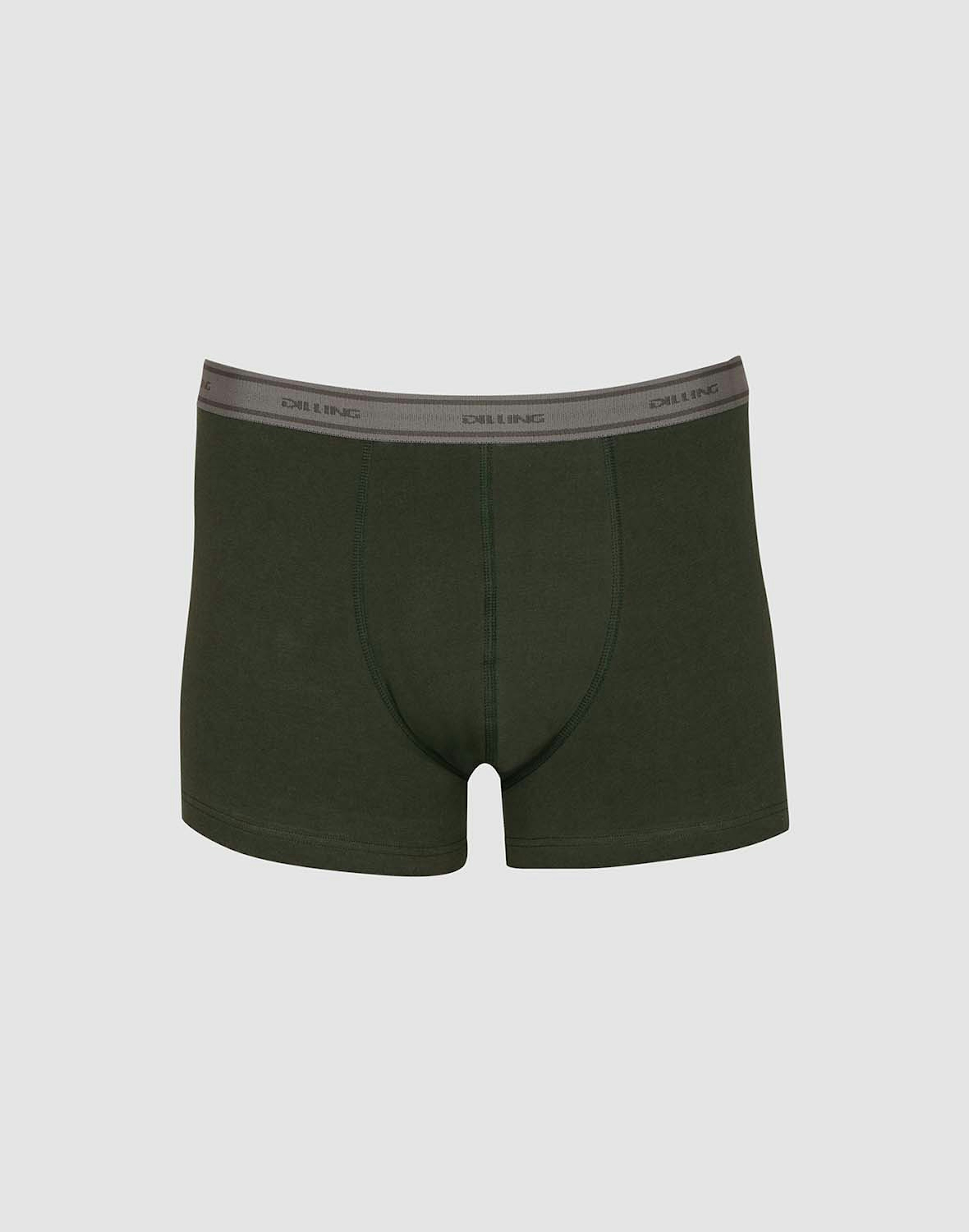 Men's cotton boxer shorts Green