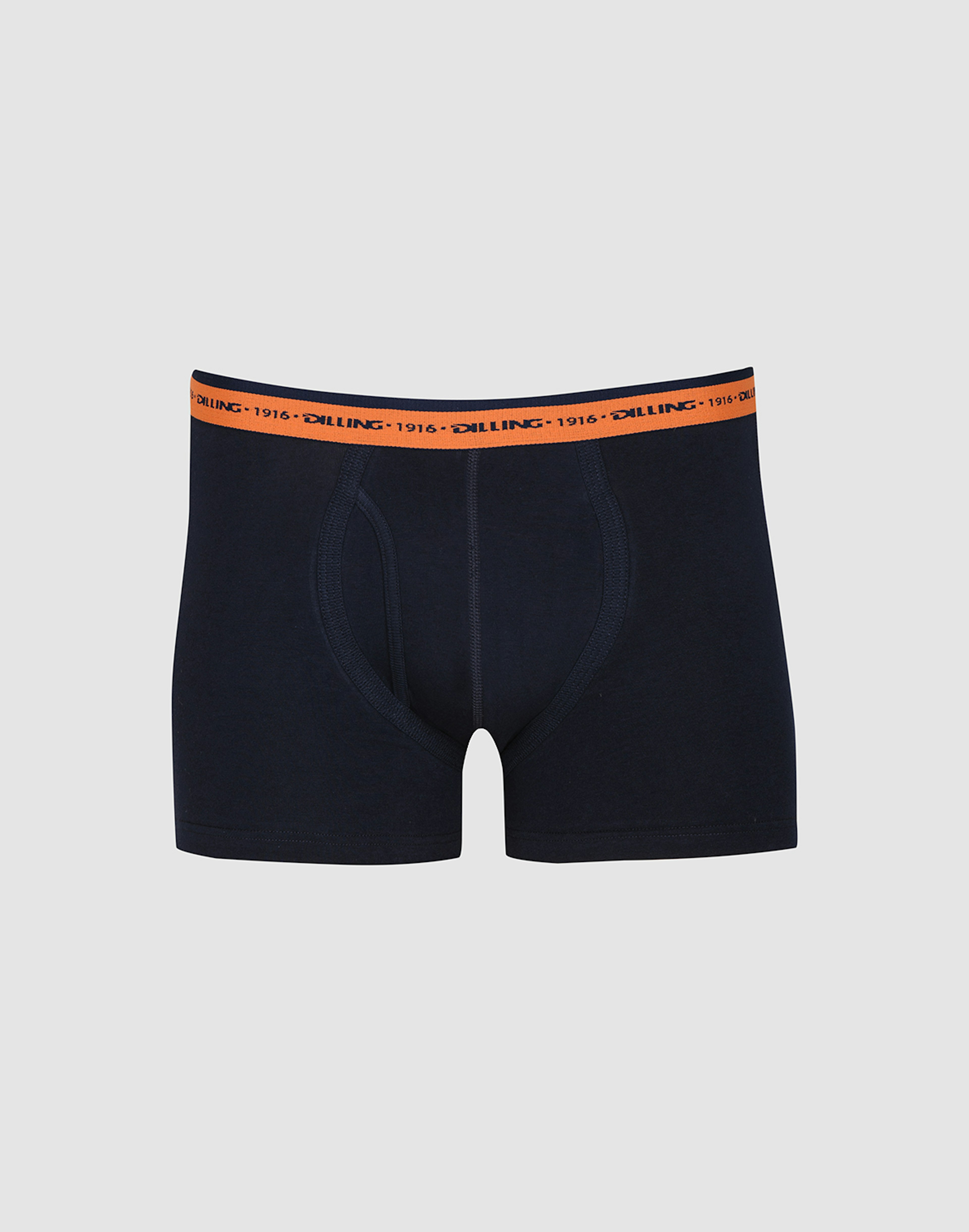 Boksershorts med gylf i bomull til herre Marine