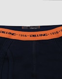 Boksershorts med gylf i bomull til herre Marine