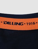 Boksershorts med gylf i bomull til herre Marine