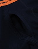 Boksershorts med gylf i bomull til herre Marine