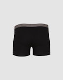 Baumwoll Boxershorts mit Eingriff für Herren Schwarz