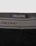 Baumwoll Boxershorts mit Eingriff für Herren Schwarz