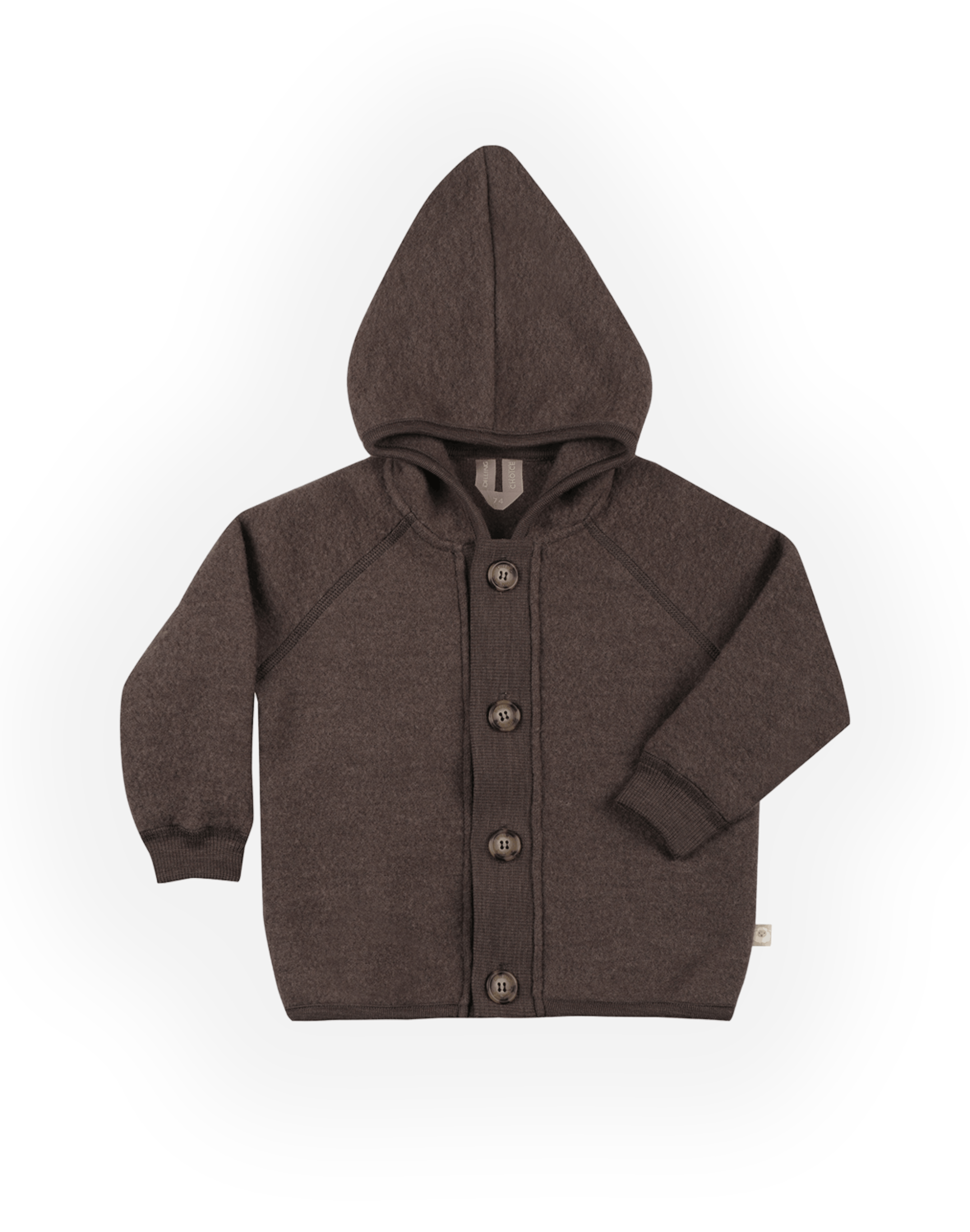 Baby merino wool fleece jacket - Free shipping - Dilling