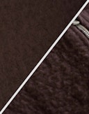 Jakke i merinoullfleece til baby Kastanjebrun