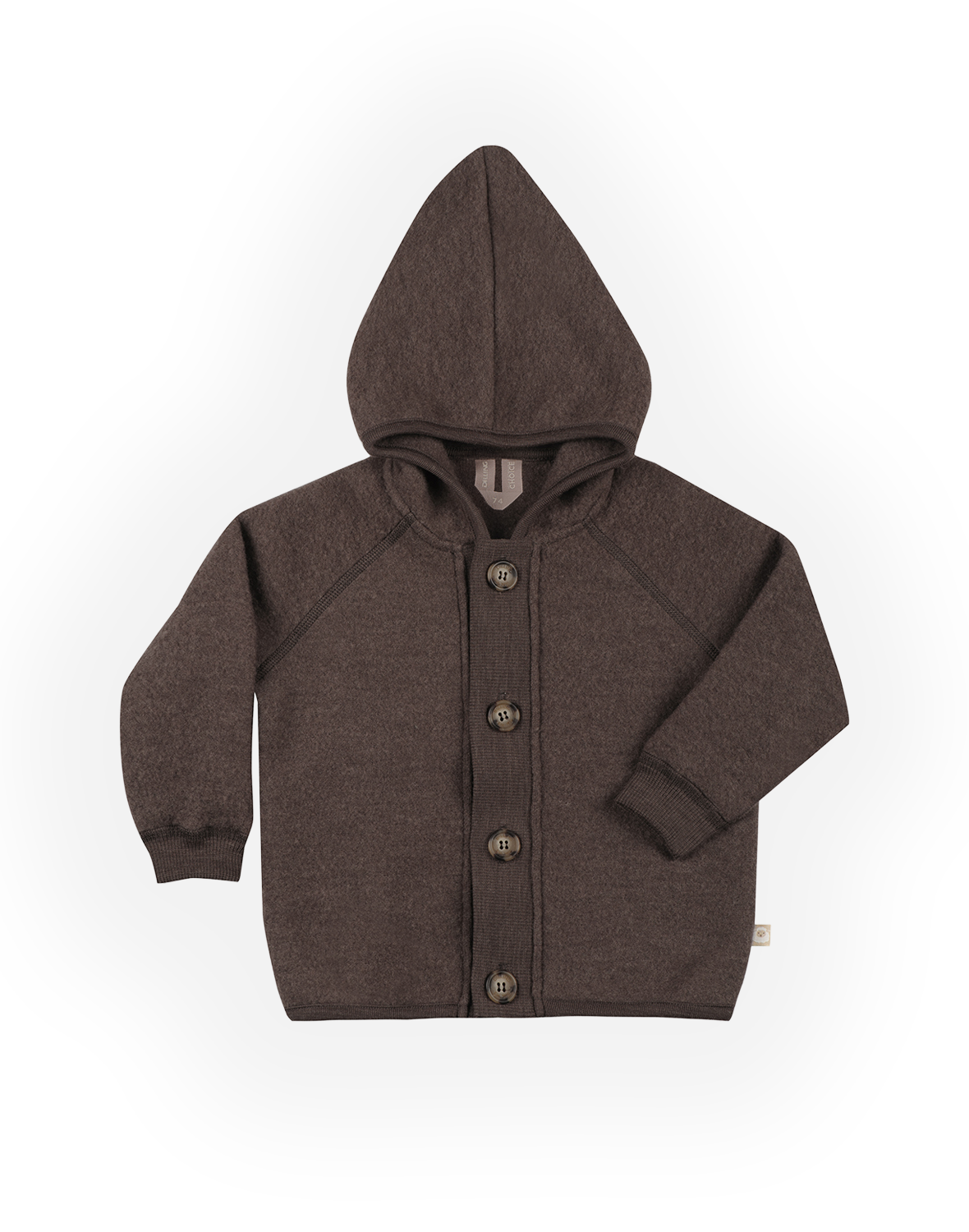 Jakke i merinoullfleece til baby