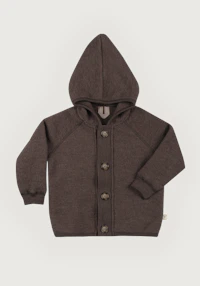 Jakke i merinoullfleece til baby
