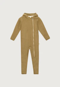 One-piece i merinoullfleece til baby