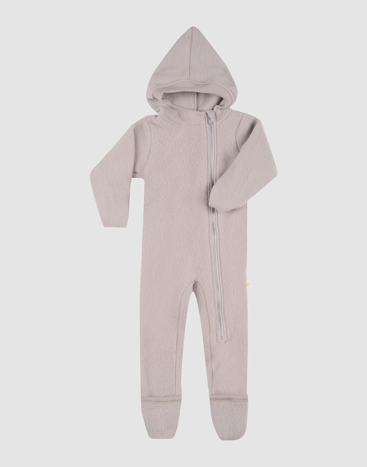 One-piece i merinoullfleece til baby