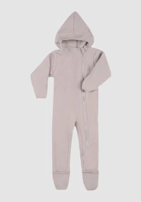 One-piece i merinoullfleece til baby