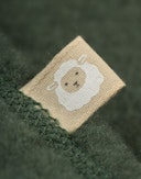 Bukse i merinoullfleece til baby Skoggrønn
