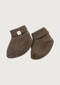 Tøfler i merinoullfleece til baby