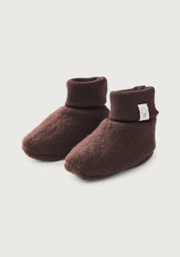 Tøfler i merinoullfleece til baby