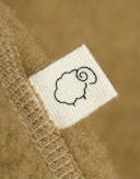 Jakke i merinoullfleece til baby Ørkengress