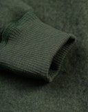 Jakke i merinoullfleece til baby Skoggrønn