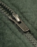 Jakke i merinoullfleece til baby Skoggrønn
