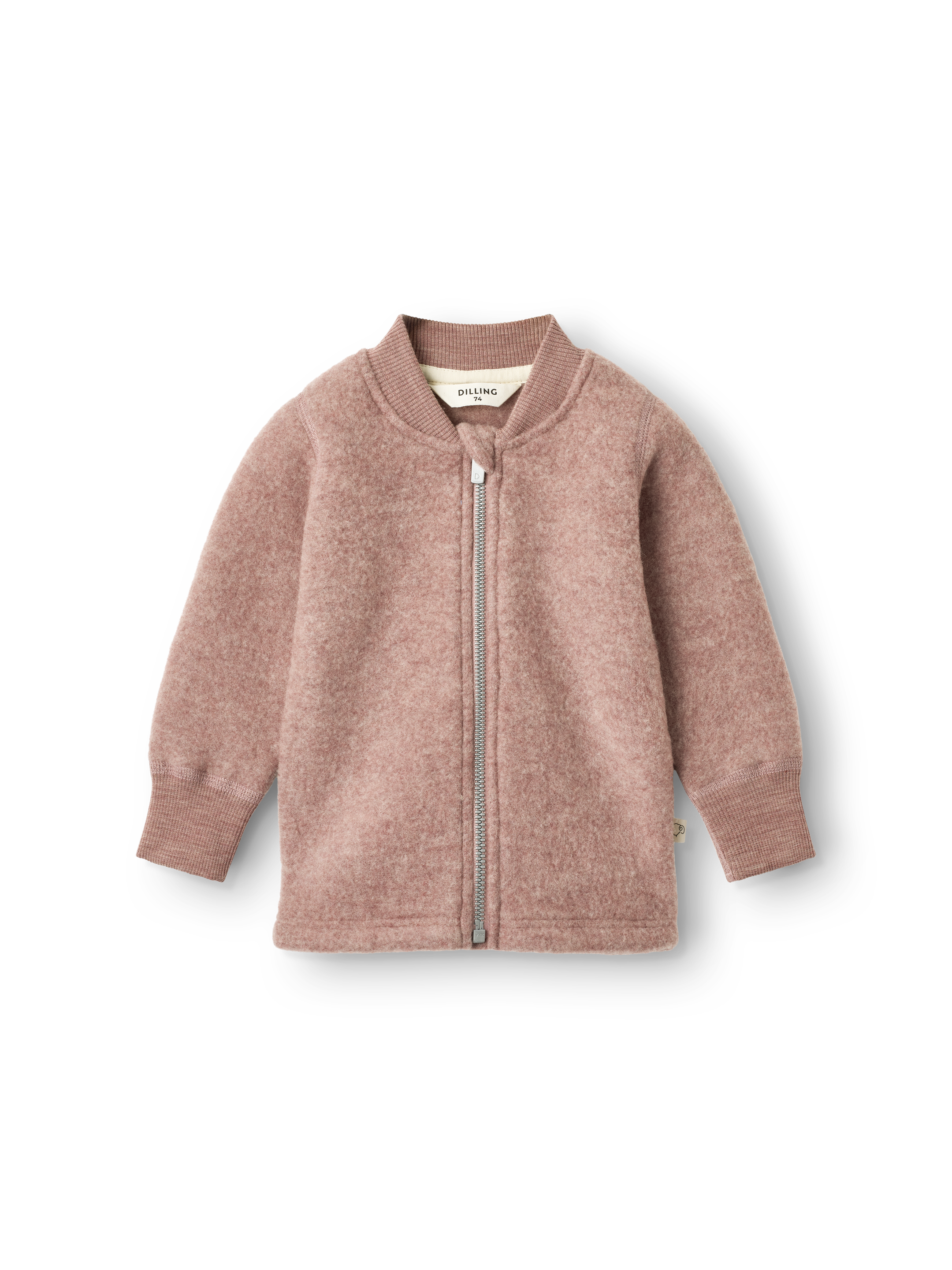 Jakke i merinoullfleece til baby