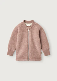 Jakke i merinoullfleece til baby