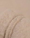Jakke i merinoullfleece til baby Beigemelert
