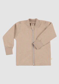 Jakke i merinoullfleece til baby