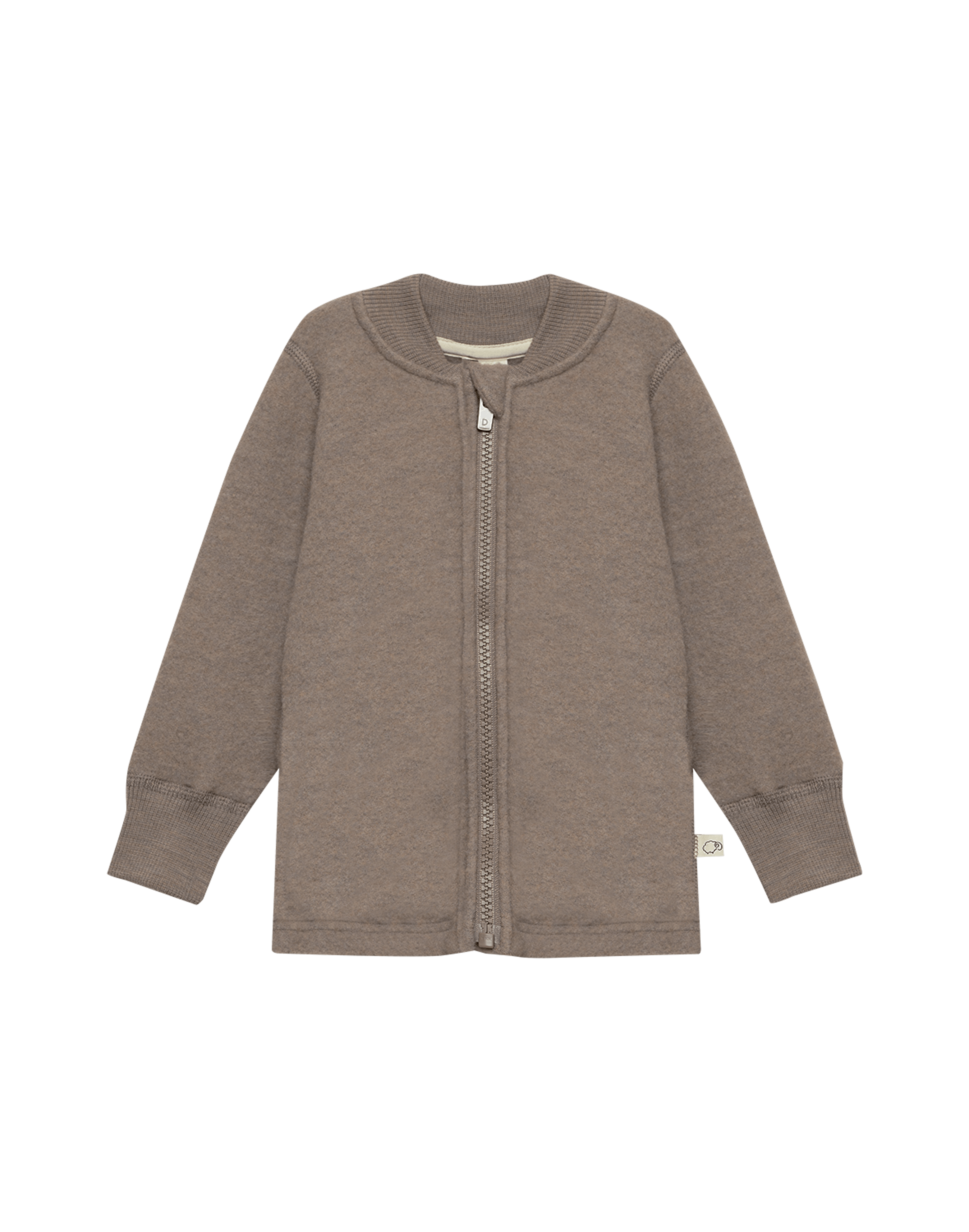 Jakke i merinoullfleece til baby Nordisk jord