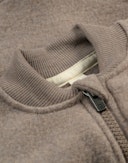 Jakke i merinoullfleece til baby Nordisk jord
