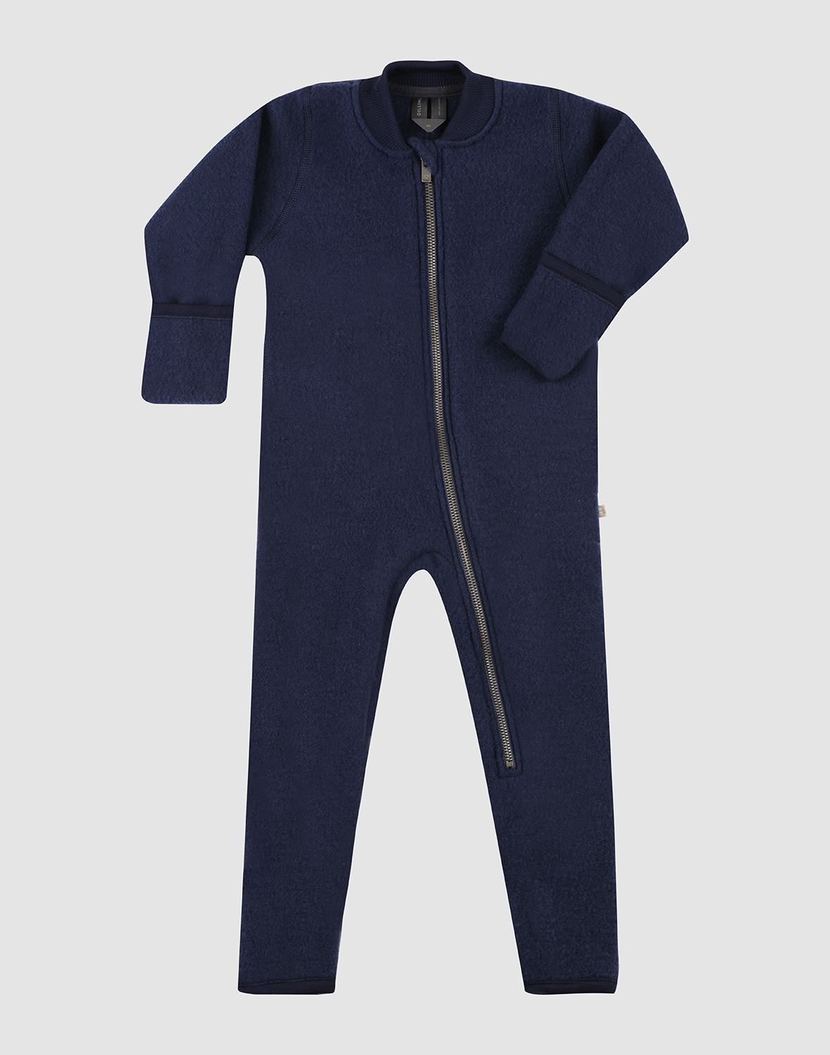 One-piece i merinoullfleece til baby